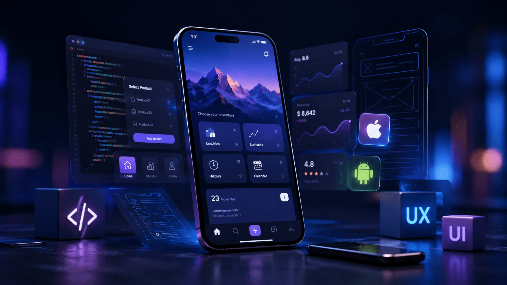 iOS ve Android İçin Mobil Uygulamalar